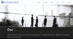 Desktop Screenshot of e-forensicsinc.com